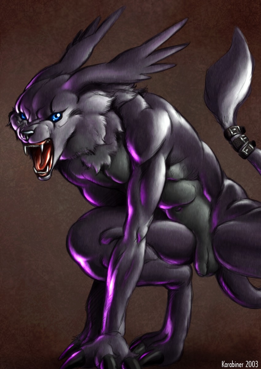 2003 anthro digimon furry gazimon karabiner male male_only rule34 tagme