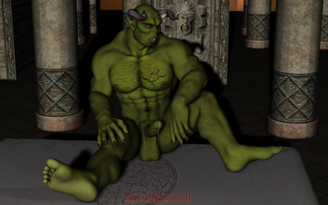 16:10 2011 3d_(artwork) 5_toes abs balls biceps big_muscles big_penis bodily_fluids darkviperbara digital_media_(artwork) e621 erection feet foot_focus foreskin genital_fluids genitals green_body green_skin hairy hindpaw horn humanoid humanoid_feet humanoid_genitalia humanoid_penis humanoid_pointy_ears male muscular muscular_humanoid muscular_male nipples not_furry nude orc paws pecs penis plantigrade pointy_ears pose precum retracted_foreskin sitting solo tattoo toes widescreen