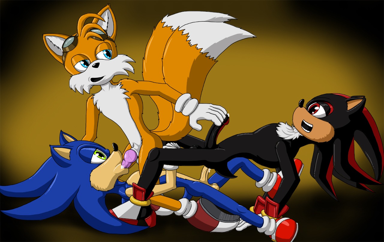 anthro black_fur blue_fur buggery canine cobra_mcjingleballs color fellatio fox fur furry_tail hedgehog interspecies male male_only multi_tail multiple_males oral red_fur rule34 sega sex shadow_the_hedgehog side_view sonic_(series) sonic_the_hedgehog sonic_the_hedgehog_(series) tail tails tails_the_fox white_fur yaoi yellow_fur