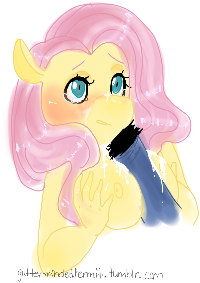 anthro anthrofied equine female fluttershy_(mlp) friendship_is_magic horse iron_will_(mlp) male my_little_pony pegasus pony rule34 smooth_skin tagme