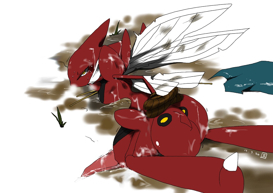 bound color cum feral male male_only nude penis pokemon rule34 scizor solo tagme