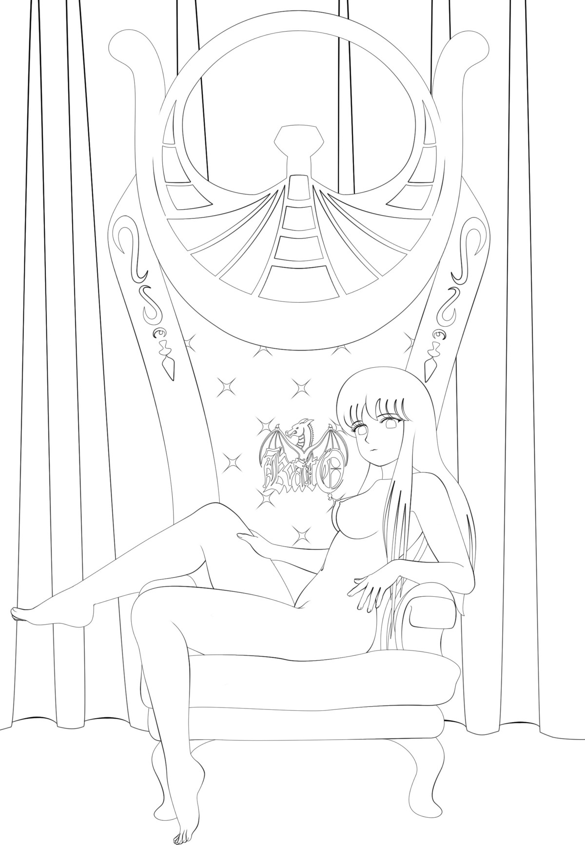 1girls athena_(saint_seiya) breasts female goddess long_hair rule34 saint_seiya saori_kido shounen_jump tagme