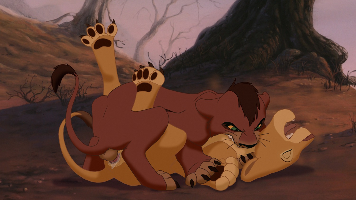 bite bodily_fluids claws cum digitigrade disney duo e621 erection feet felid female feral genital_fluids genitals hi_res hindpaw kiara_(the_lion_king) kovu_(the_lion_king) lion male male/female mammal neck_bite nude on_model pantherine paws penetration penis quadruped sex tail tail_tuft teeth the_giant_hamster the_lion_king third-party_edit throat_biting tongue toony tuft vaginal vaginal_penetration vulva young young_feral young_on_young