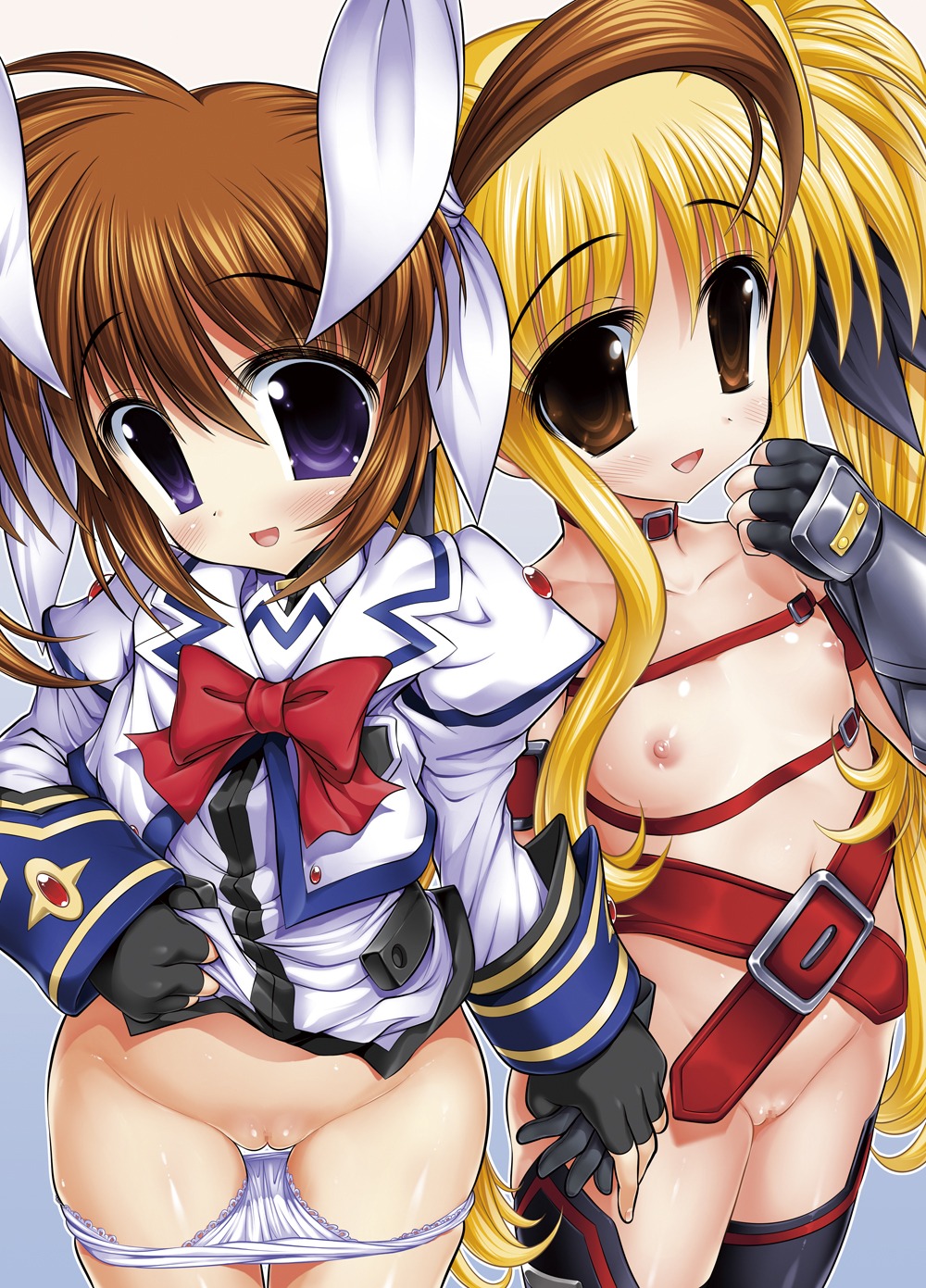 fate_testarossa female mahou_shoujo_lyrical_nanoha mahou_shoujo_lyrical_nanoha_a's nanoha_takamachi rule34