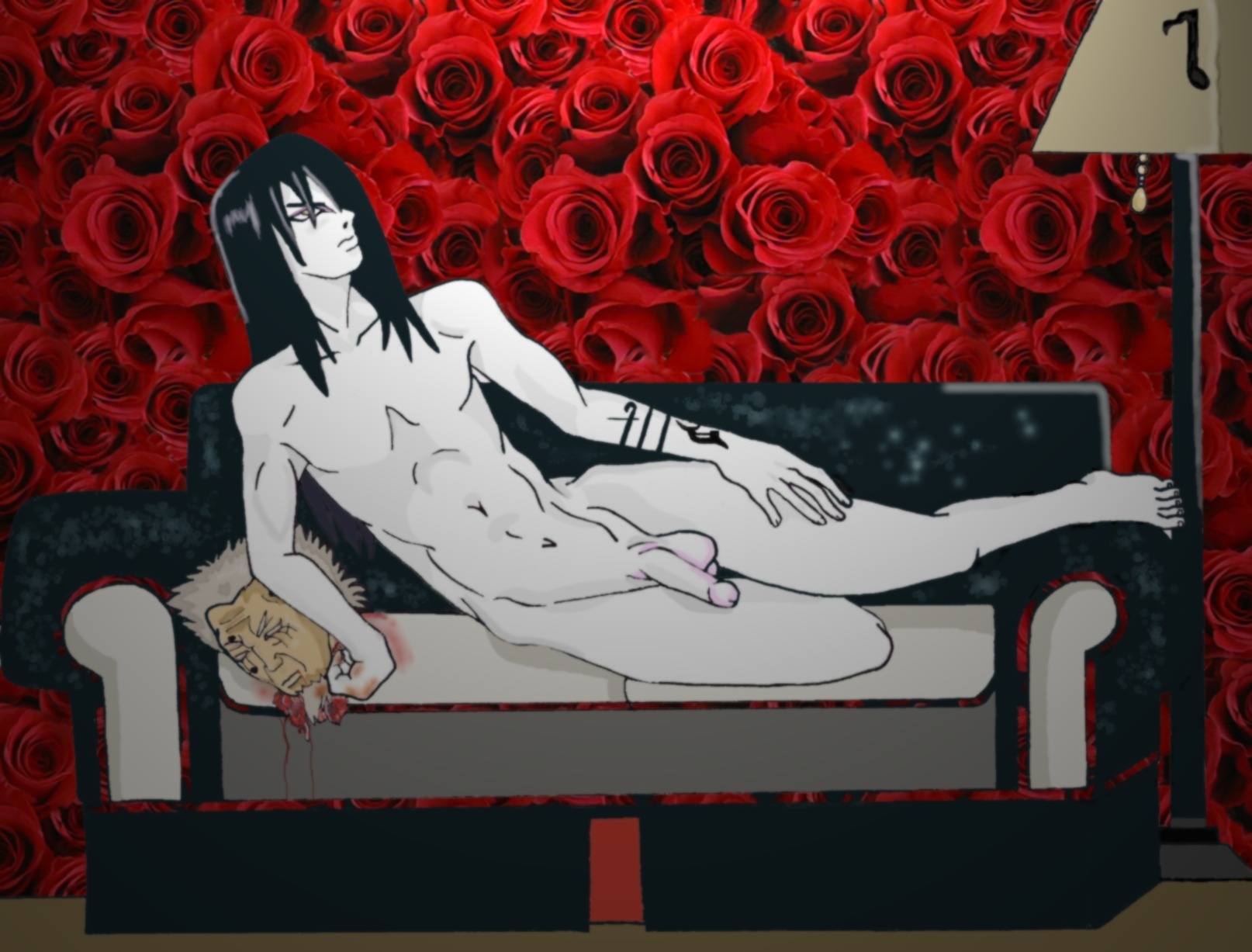 2boys male male_only naruto naruto_(series) orochimaru rule34 sarutobi_hiruzen solo tagme