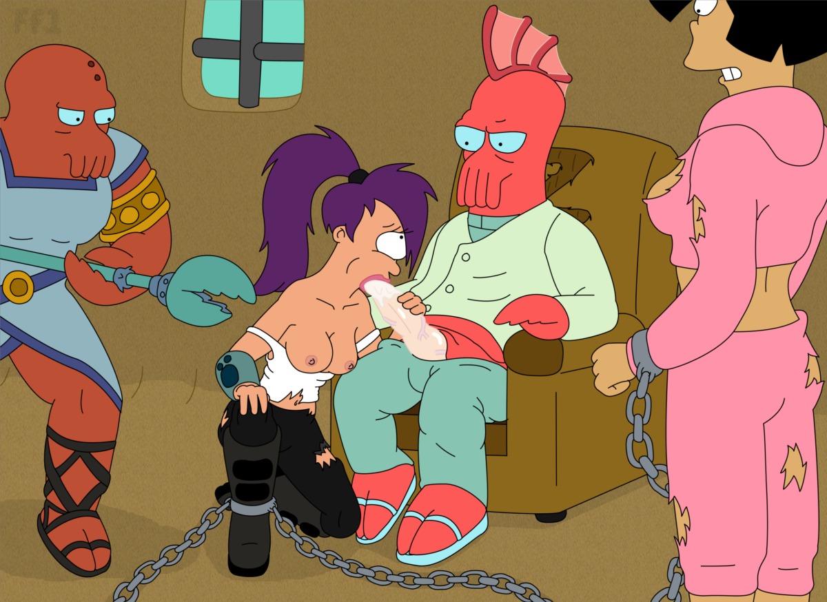 amy_wong cum fellatio female freako futurama human humanoid john_a._zoidberg male oral rule34 sex slave straight turanga_leela