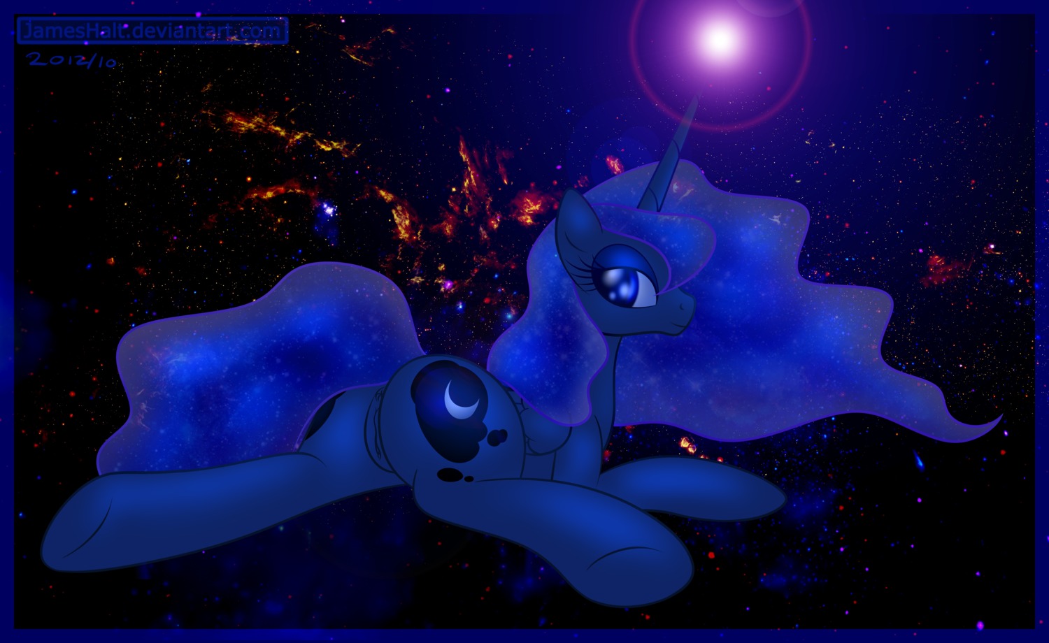 2012 absurd_res anus blue_body blue_eyes blue_feathers blue_hair butt cutie_mark e621 equid equine feathered_wings feathers female feral friendship_is_magic genitals hair haltie hasbro hi_res horn looking_at_viewer looking_back mammal my_little_pony mythological_creature mythological_equine mythology princess_luna_(mlp) quadruped solo tail text url vulva winged_unicorn wings