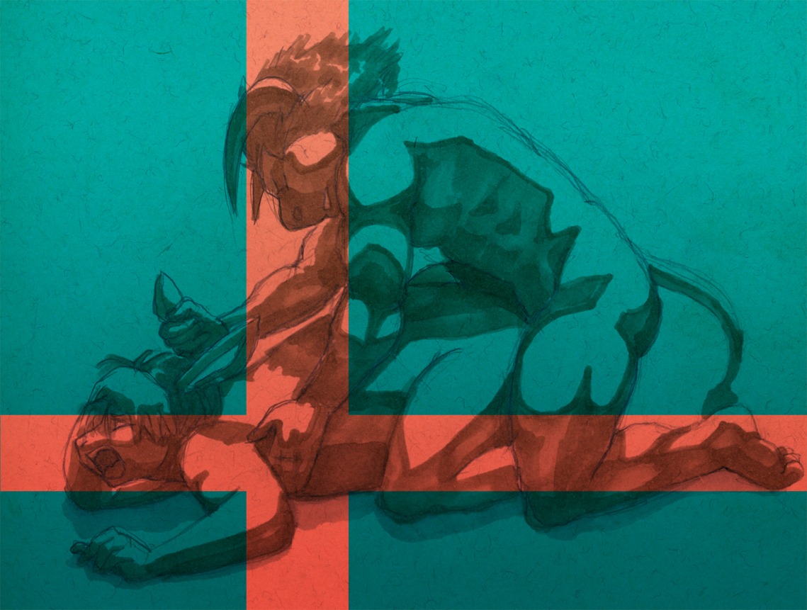 anal anal_penetration anthro anthro_on_anthro anthro_penetrated anthro_penetrating anthro_penetrating_anthro arms_bent ass_up bent_legs bovid bovine cattle duo e621 ear_grab ear_pull eyes_closed forced from_behind_position grabbing_both_ears hand_above_head hand_on_ear hand_on_head hand_on_own_head hand_on_side hand_over_head hands_on_ears holding_head horn lagomorph leapfrog_position leporid lying male male/male male_penetrated male_penetrating male_penetrating_male mammal muscular nude obscured_penetration on_front open_mouth penetration pinned rabbit raised_hand rough_sex sex side_grab spade_tail tail tush_(artist)