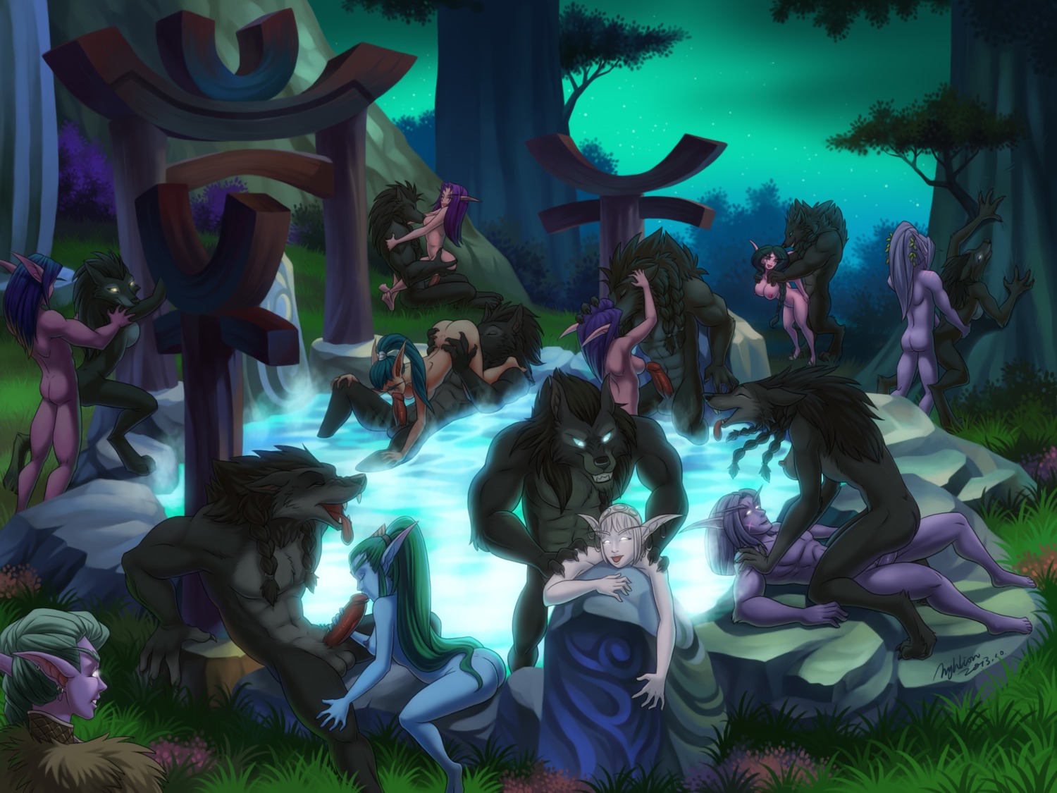 4:3 69_position anal anal_penetration anthro anthro_penetrated anthro_penetrating anthro_penetrating_humanoid balls black_body black_fur blizzard_entertainment blue_body blue_skin breasts canid e621 elf erection fellatio female female_on_anthro fur genitals green_hair group group_sex hair hi_res humanoid humanoid_genitalia humanoid_on_anthro humanoid_penetrated humanoid_penetrating humanoid_penetrating_anthro humanoid_penis humanoid_pointy_ears hyhlion interspecies long_ears male male/female male_on_anthro male_penetrating mammal night_elf nipples nude open_mouth oral oral_penetration orgy outside parallel_sex penetration penile penis pointy_ears purple_body purple_hair purple_skin sex smile tongue tongue_out vaginal vaginal_penetration warcraft water werecanid werecreature worgen