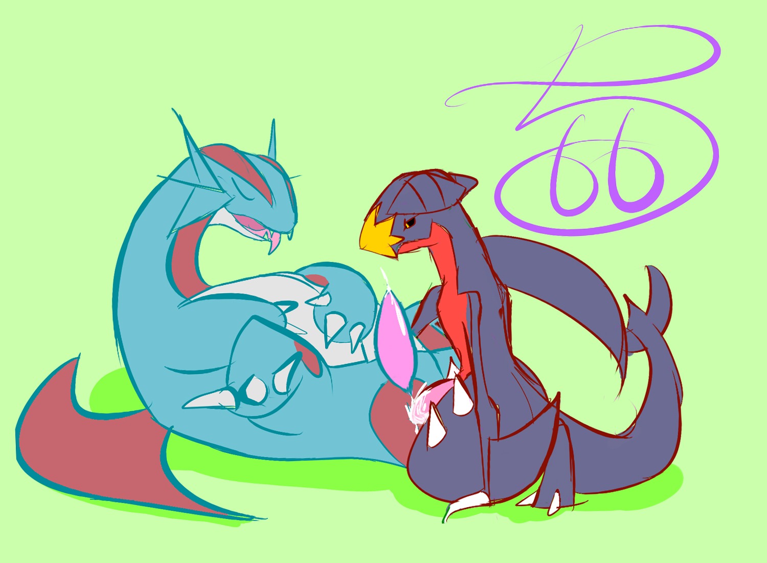 anal anal_penetration animal_genitalia bodily_fluids conditional_dnp cum cum_in_ass cum_inside dragon duo e621 erection european_mythology feral garchomp generation_3_pokemon generation_4_pokemon genital_fluids genital_slit genitals green_background klaide male male/male male_penetrated male_penetrating male_penetrating_male membrane_(anatomy) membranous_wings mythological_creature mythological_scalie mythology nintendo open_mouth orgasm penetration penis pokemon pokemon_(species) salamence scalie sex simple_background tail tongue tongue_out western_dragon wings wyvern