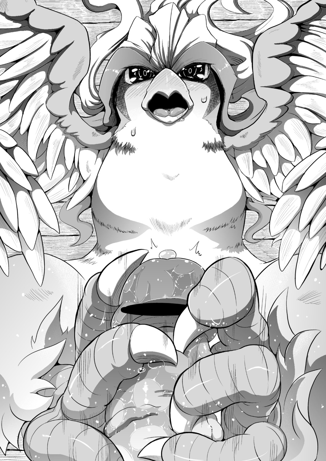 3_toes ambiguous_gender ambiguous_on_human avian barefoot bestiality blush bodily_fluids censored claws cum duo e621 erection feathered_wings feathers feet feral first_person_view foot_fetish foot_play footjob generation_1_pokemon genital_fluids genitals hi_res human human_on_feral humanoid_genitalia humanoid_penis interspecies krona looking_at_viewer lying male male/ambiguous male_on_feral male_pov mammal monochrome nintendo on_back on_ground open_mouth orgasm penile penis pidgeot pokemon pokemon_(species) pokephilia precum saliva sex solo_focus sweat talonjob talons toe_claws toes two-footed_footjob vein wings