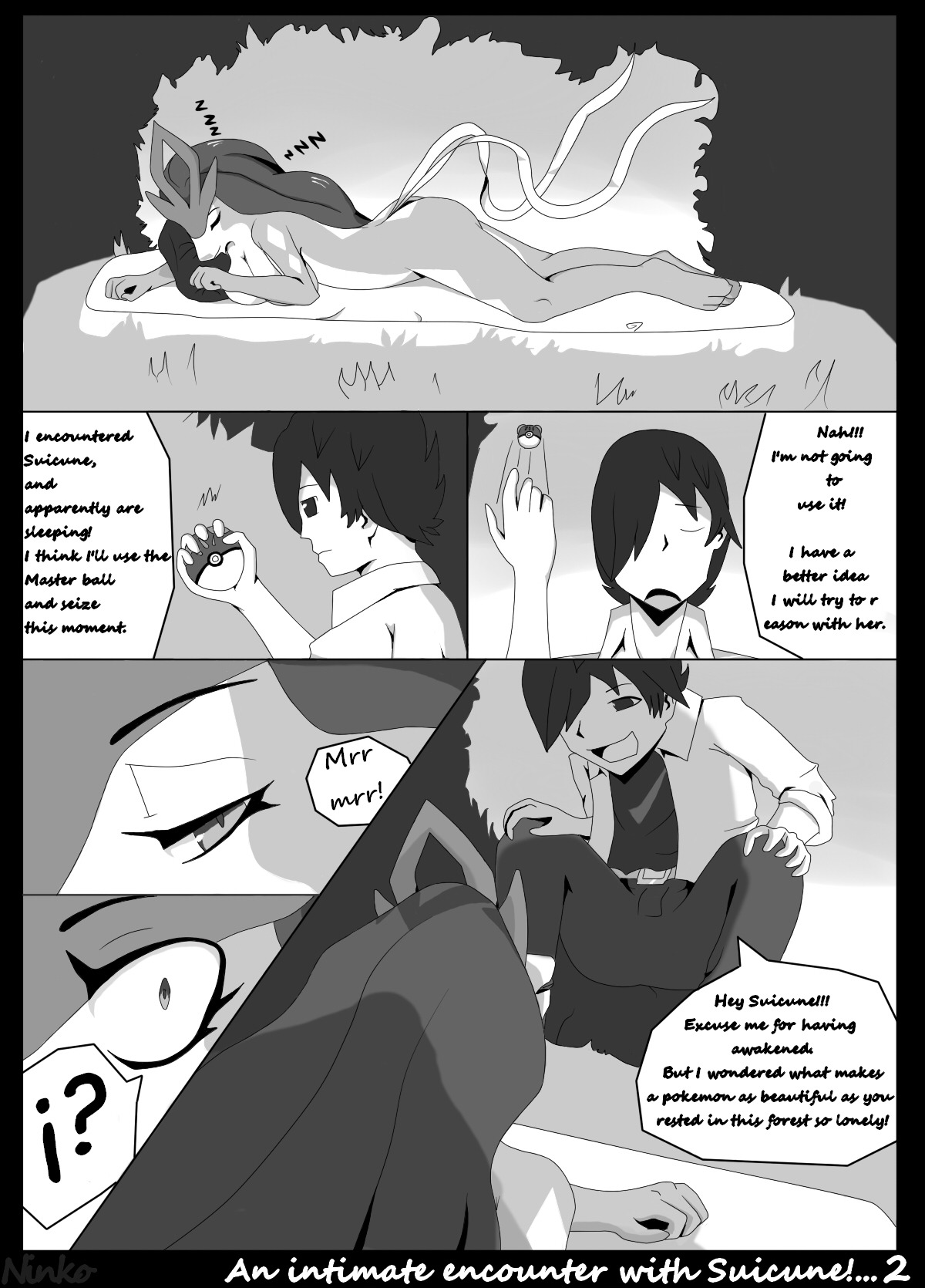 comic female ninko pokemon pokemon_(species) rule34 suicune trainer