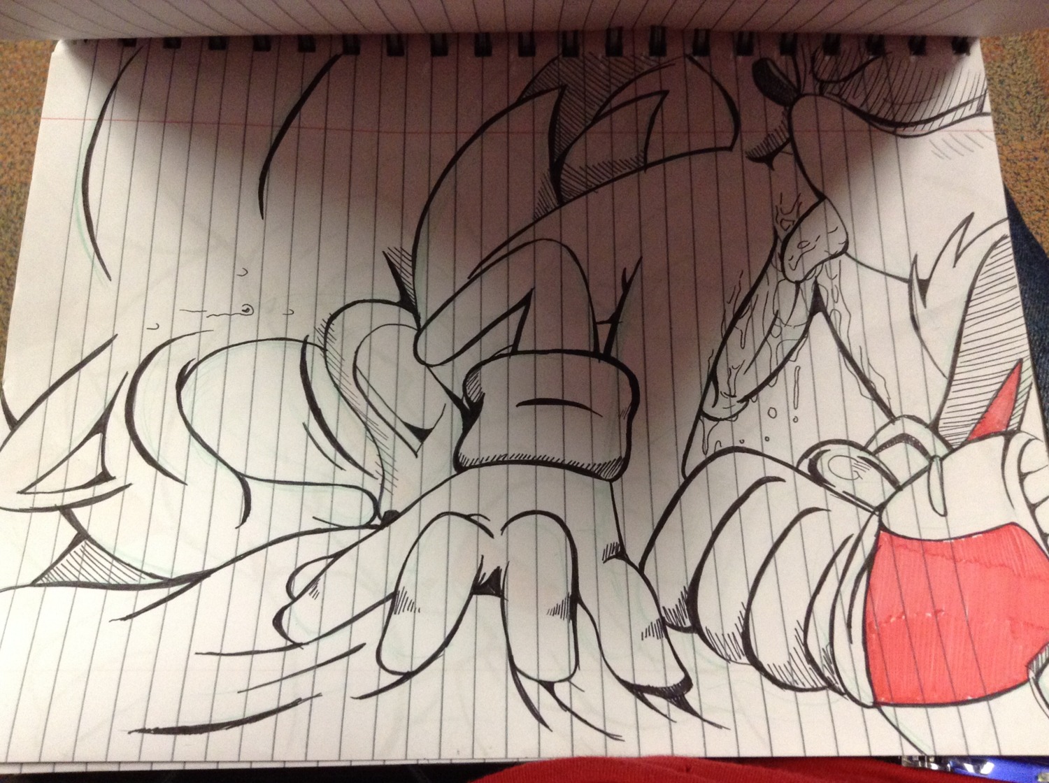 2014 anal angelofhapiness anthro ass_up bed black_and_white bodily_fluids breath duo e621 erection eulipotyphlan eyes_closed furniture genitals grabbing_sheets grandfathered_content hedgehog hi_res licking line_art lined_paper male male/male male_penetrated male_penetrating male_penetrating_male mammal marker_(artwork) mixed_media monochrome mostly_nude open_mouth oral panting pen_(artwork) penetration penis photography_(artwork) rimming saliva sega sex shadow_the_hedgehog sketch solo_focus sonic_the_hedgehog sonic_the_hedgehog_(series) spot_color sweat teeth tongue tongue_out traditional_media_(artwork)