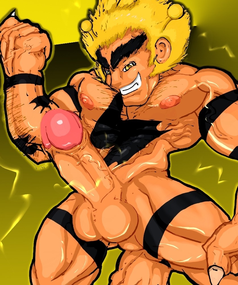 antenna balls beige_skin claws color electabuzz erection eyebrows front_view hair human humanized male male_only muscles nipples open_eyes penis pokemon round_ears rule34 smile solo standing testicles yellow_eyes yellow_hair