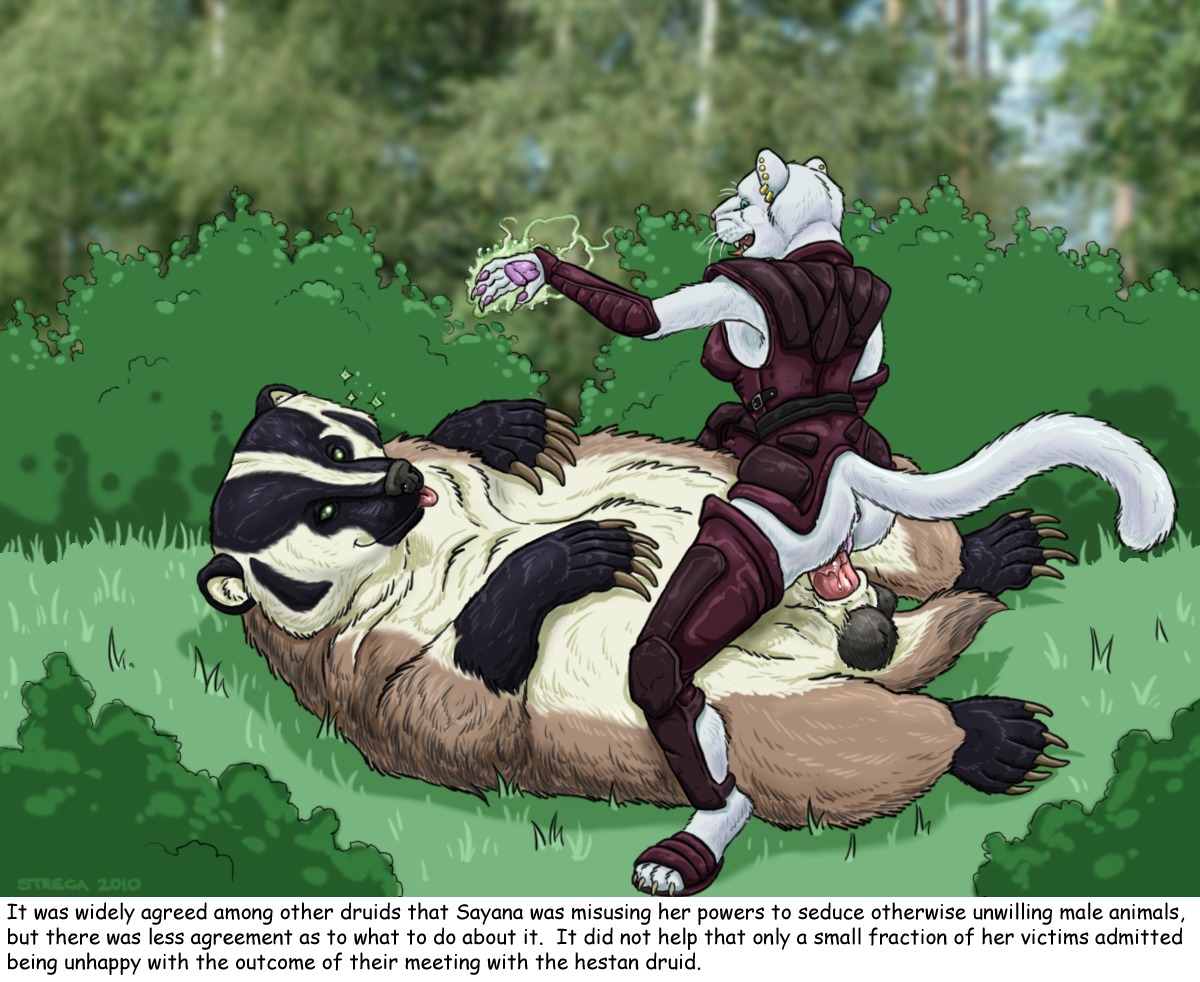 2010 anthro anthro_on_feral anthro_penetrated badger balls bestiality bodily_fluids bottomless breasts clothed clothing cowgirl_position day druid duo e621 ear_piercing english_text erection felid female female_on_feral female_on_top female_penetrated feral feral_penetrating feral_penetrating_anthro from_front_position genital_fluids genitals hypnosis interspecies larger_male lying magic magic_user male male/female male_on_anthro male_on_bottom male_penetrating male_penetrating_female mammal mind_control mustelid musteline nude on_back on_bottom on_top outside partially_clothed penetration penile penile_penetration penis penis_in_vagina piercing sex size_difference smaller_female smaller_penetrated spread_legs spreading straddling strega tail text tongue tongue_out tribal_spellcaster vaginal vaginal_fluids vaginal_penetration vulva