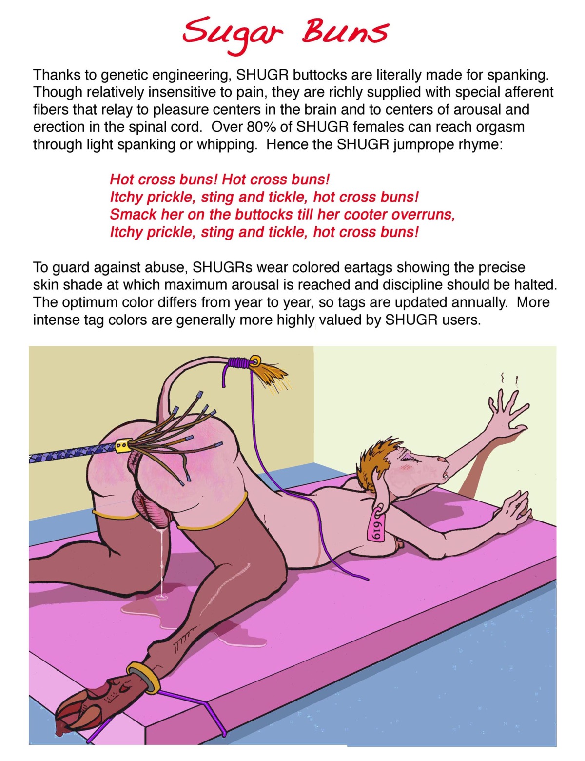 absurd_res ankle_cuffs anus bdsm bodily_fluids bondage bound bovid breasts butt butt_slap caprine clothing cloven_hooves cord cuff_(restraint) dewclaw_hooves drafthorse dripping e621 ear_piercing ear_tag english_text female genital_fluids genitals hi_res hooves leaking legwear lying mammal nipples nylons on_front painted_hooves piercing plump_labia precum presenting raised_tail recombinant reddened_butt restraints rhyme running shackles shugr slap solo spanking stockings submissive submissive_female tail text underhoof unguligrade vaginal_fluids vulva whip whipping whipping_butt