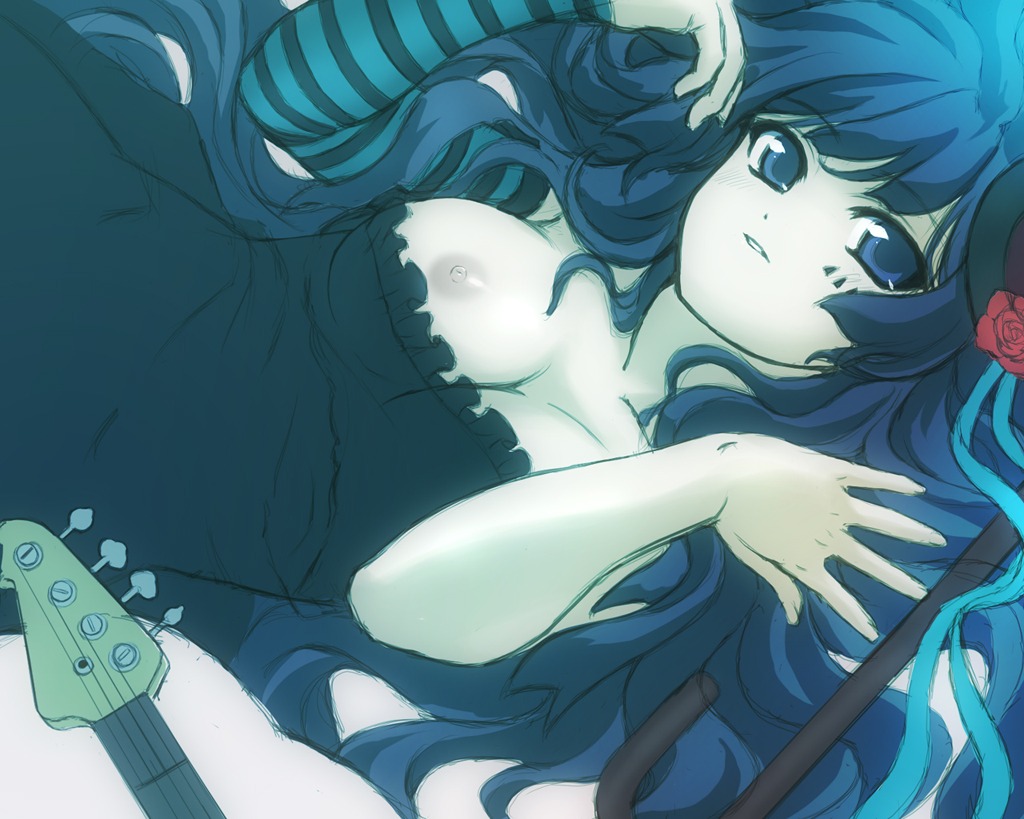 female female_only human human_only k-on! mio_akiyama_(k-on!) rule34 solo tagme