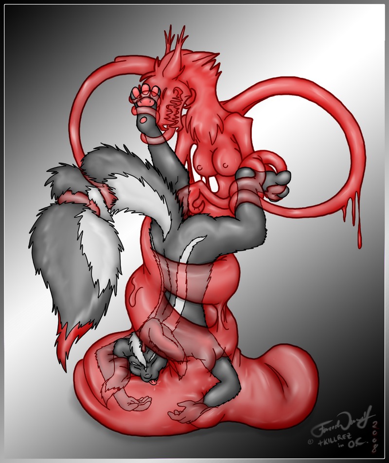2008 absorption_vore anthro anthro_pred black_background breasts digital_media_(artwork) duo e621 feet female female_pred forceswerwolf goo_creature gradient_background hindpaw hybrid lagomorph leporid male male/female male_prey mammal mephitid nipples paws rabbit restrained simple_background skunk skunkhase skunny slime styx_(wolfencognito) tail tentacles translucent translucent_body translucent_tentacles upside_down vore white_background willing_prey