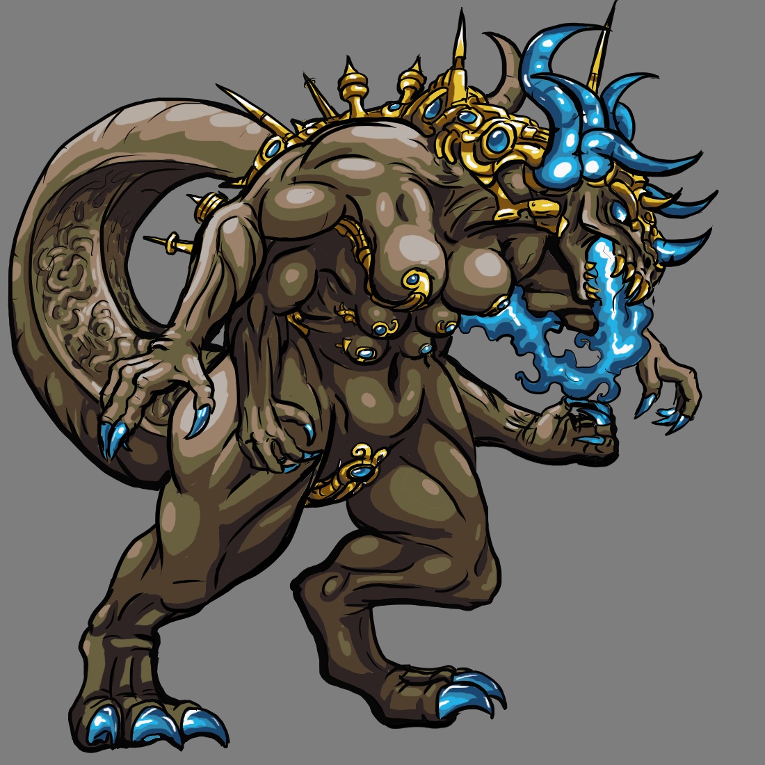 atma_weapon breasts female final_fantasy final_fantasy_vi multi_arm multi_breast multi_limb oniontrain rule34 tagme