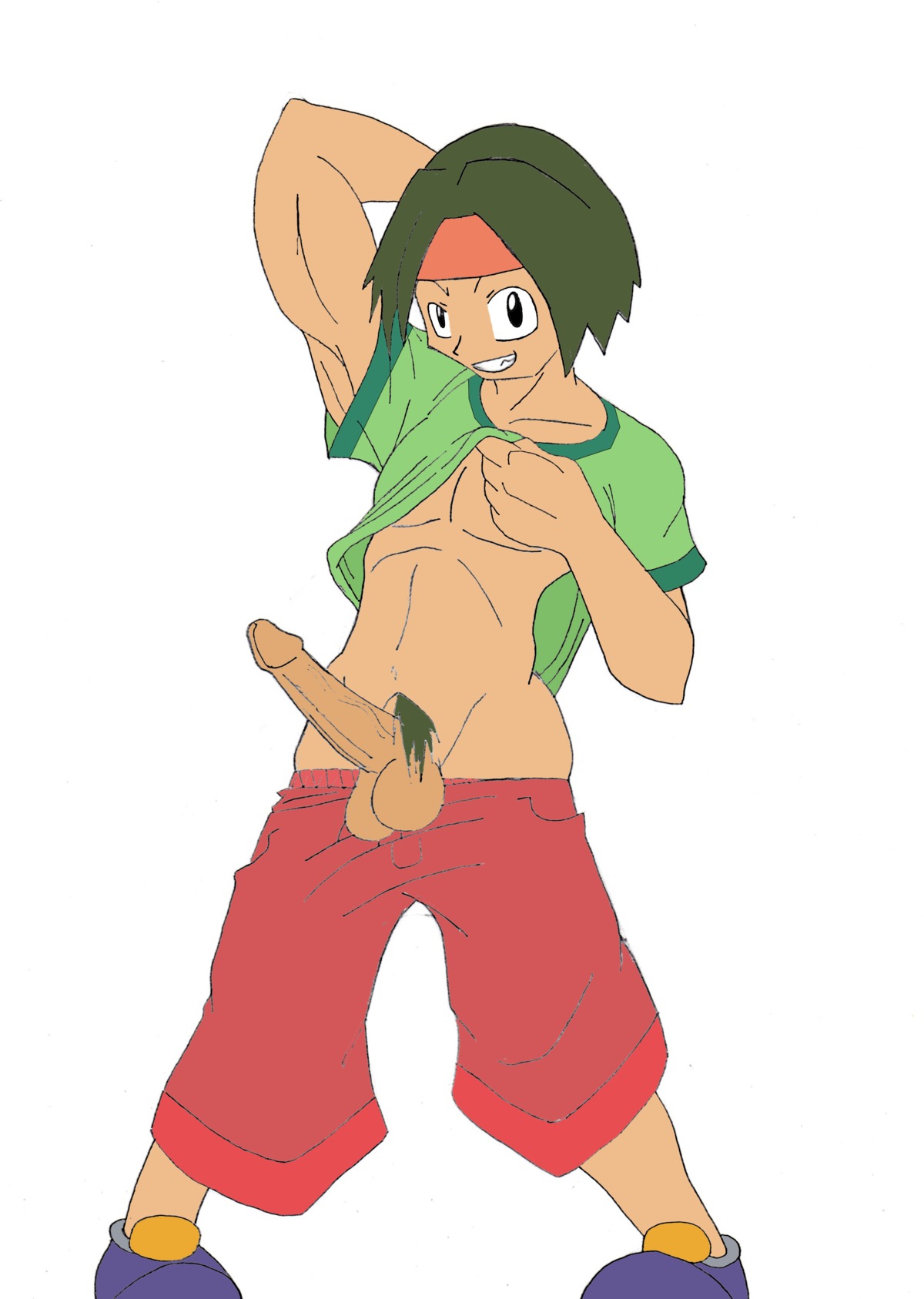 kenji_(pokemon) male pokemon rule34 tracey_sketchit trainer trainer_(artist) yaoi