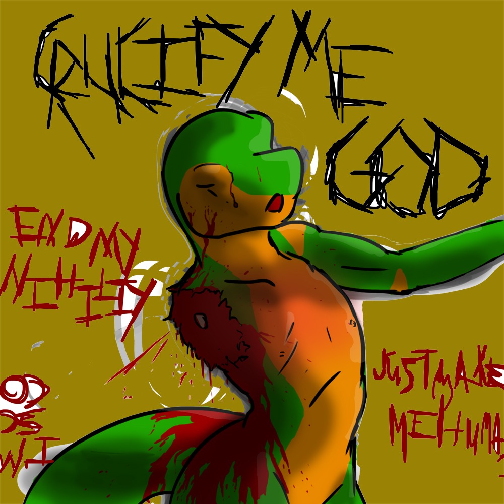 1:1 aisha_neavi_(akelyx) akelyx_(artist) ambiguous_gender anthro biped blood bodily_fluids bone crying death demon dinosaur dismemberment dromaeosaurid dying e621 english_text eyeless gore grotesque nipples nude possession prehistoric_species reptile saurischian scalie smile solo standing tail tears text theropod velociraptor