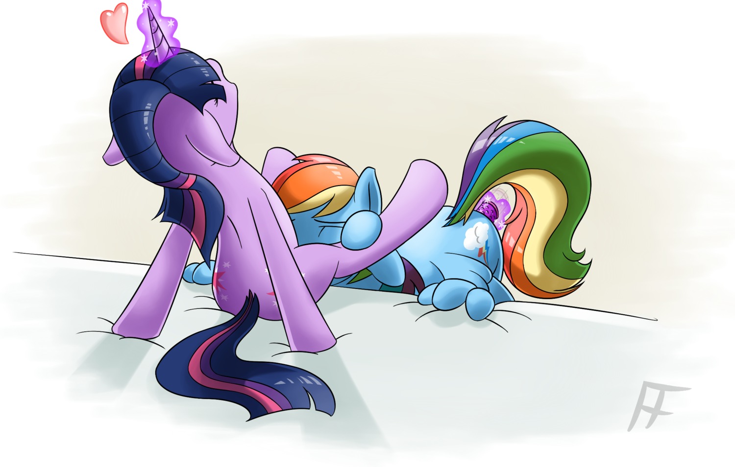 2012 ambiguous_penetration blue_body blue_feathers blue_fur cunnilingus cutie_mark digital_media_(artwork) duo e621 equid equine eyes_closed fearingfun feathered_wings feathers female female/female feral friendship_is_magic fur hair hasbro heart_symbol hi_res horn licking magic mammal multicolored_hair multicolored_tail my_little_pony mythological_creature mythological_equine mythology open_mouth oral orgasm pegasus penetration purple_body purple_fur purple_hair rainbow_dash_(mlp) rainbow_hair rainbow_tail sex sex_toy spread_legs spreading tail tongue tongue_out twilight_sparkle_(mlp) two_tone_hair unicorn vaginal wings
