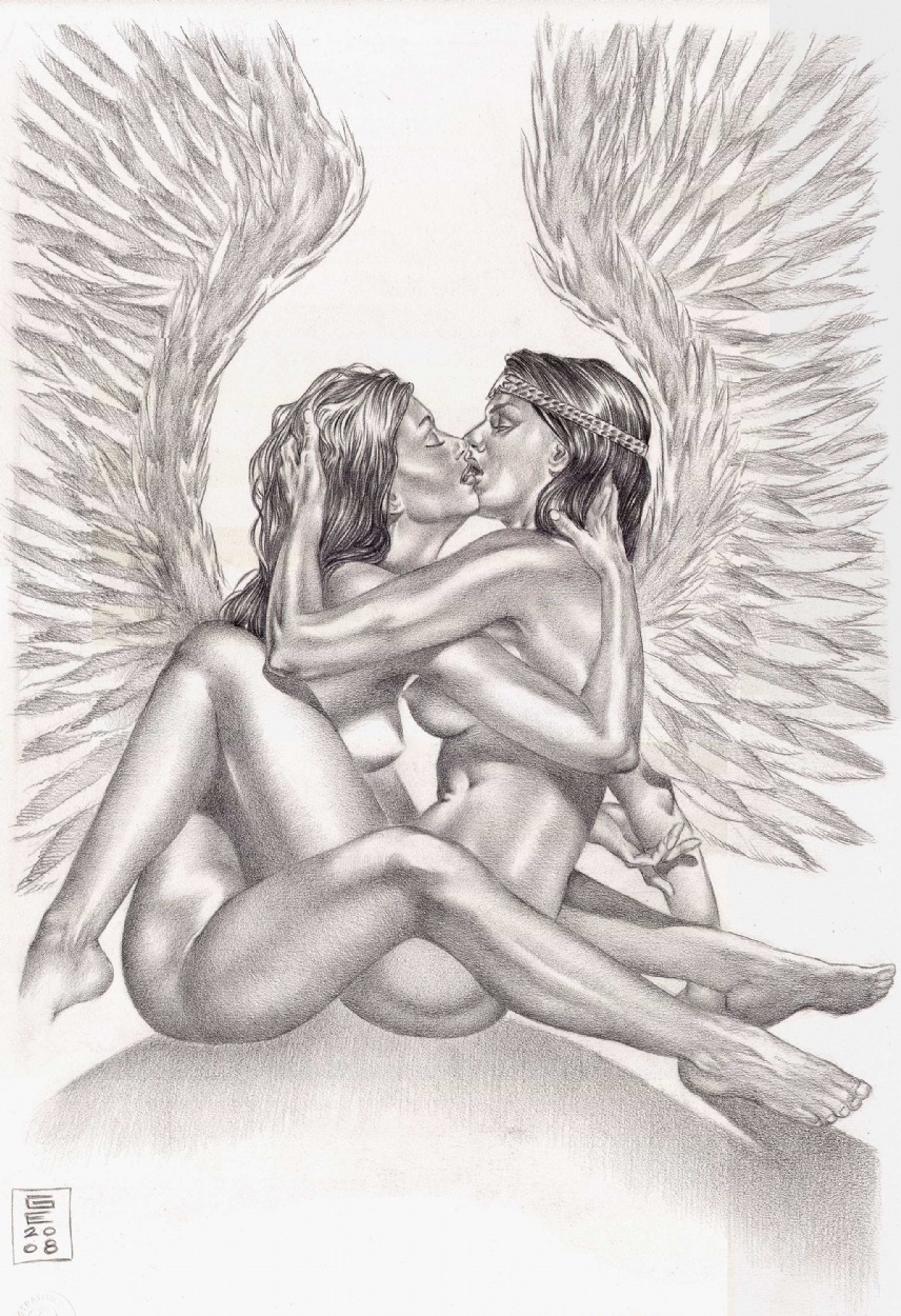 2008 barefoot dawnstar dc dc_comics female gene_espy hawkgirl justice_league legion_of_superheroes monochrome multiple_females multiple_girls native_american rule34 yuri