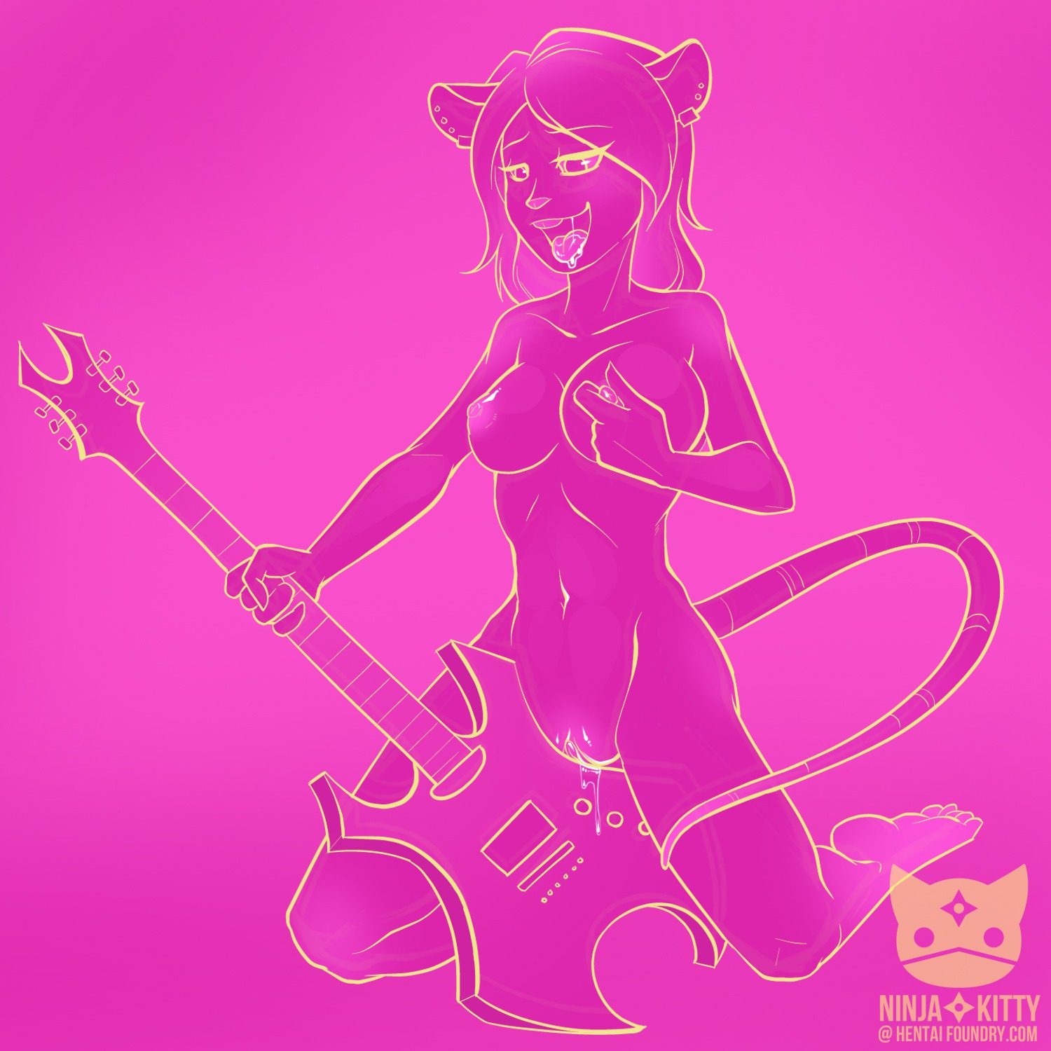 1:1 anthro bodily_fluids drooling e621 electric_guitar feet female guitar hi_res labika_willows mammal mouse murid murine musical_instrument nipples nude plucked_string_instrument rodent saliva solo string_instrument tail unknown_artist