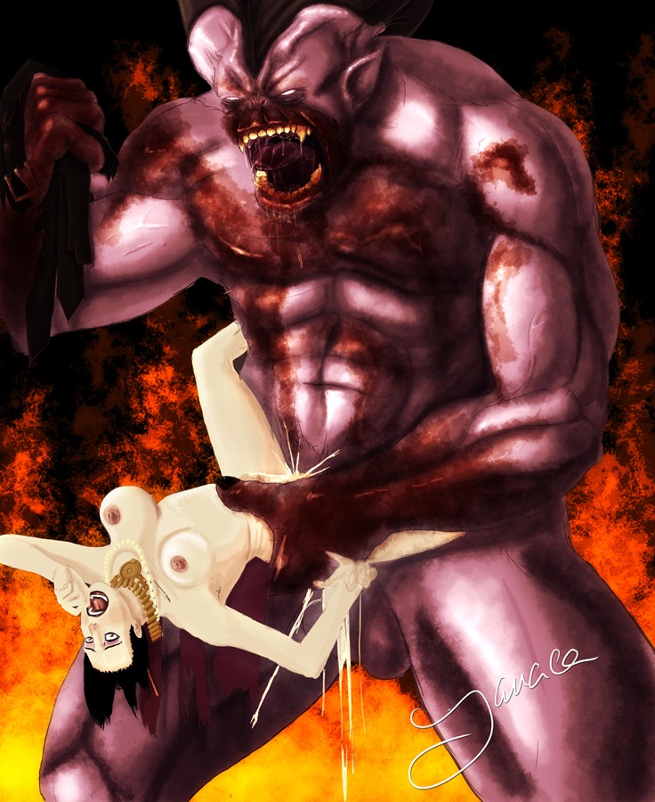 1boy 1girls 2d darkspawn demon dragon_age dragon_age_origins female javaca male morrigan_(dragon_age) muscles ogre_(dragon_age) rape rule34 strength tagme