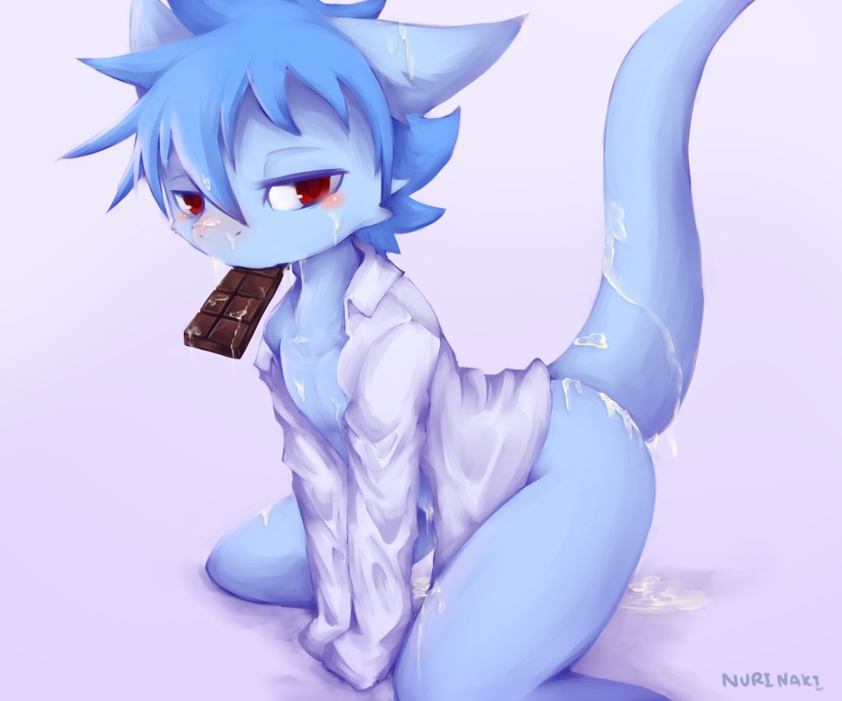 2014 6:5 anthro biped blush bodily_fluids butt candy chocolate clothed clothing cum cum_everywhere cum_on_butt cum_on_chest cum_on_face cum_on_ground cum_on_leg cum_on_tail dessert dragon e621 eyelashes food genital_fluids glistening hair half-closed_eyes looking_at_viewer male messy muscular muscular_anthro muscular_male mythological_creature mythological_scalie mythology narrowed_eyes nurinaki object_in_mouth on_ground orgasm partially_clothed pecs red_eyes scalie shadow shirt short_hair simple_background sitting solo tail topwear white_background