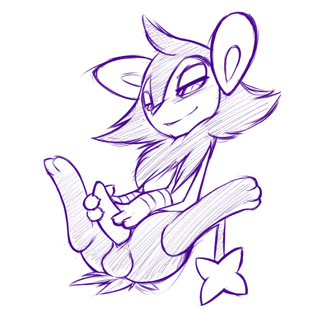 1:1 balls e621 erection felid florecentmoo generation_4_pokemon genitals legs_up luxio male mammal monochrome nintendo nude penis pokemon pokemon_(species) simple_background sitting sketch solo spread_legs spreading tapering_penis white_background