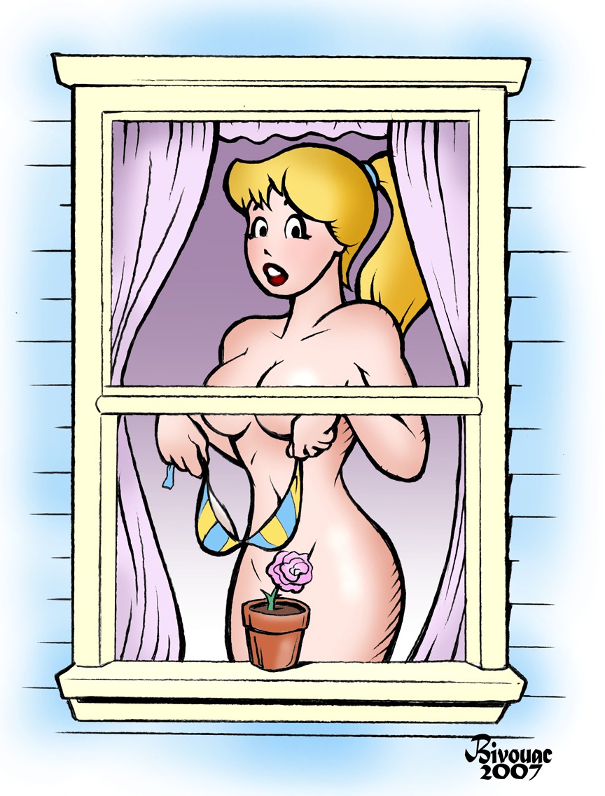 1girls 2007 archie_comics betty_cooper bivouac blonde_hair female female_only nude rule34 solo