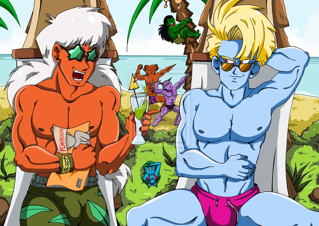 1girls 5boys beppa-seijin brench-seijin brown-tinted_eyewear captain_ginyu doore dragon_ball dragon_ball_z dragon_ball_z:_cooler's_revenge female green-tinted_eyewear jeice looking_over_eyewear looking_over_glasses looking_over_sunglasses male male_only neiz padzi rule34 salza sunglasses tinted_eyewear zalt-seijin