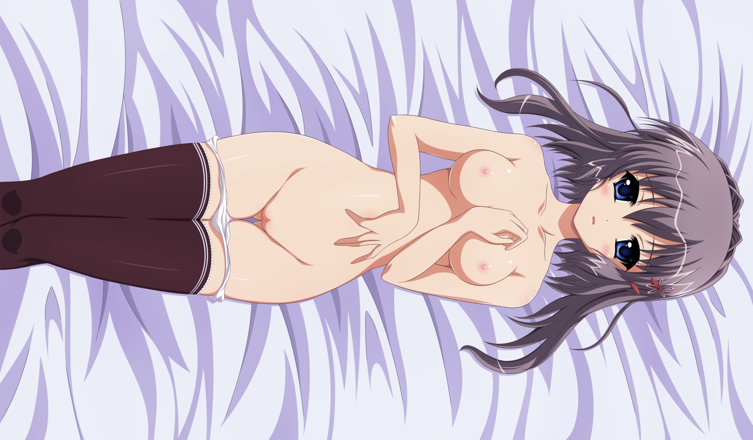 akane_iro_ni_somaru_saka akaneiro_ni_somaru_saka female katagiri_yuuhi nipples nude panties pussy rule34 thighhighs underwear vagina