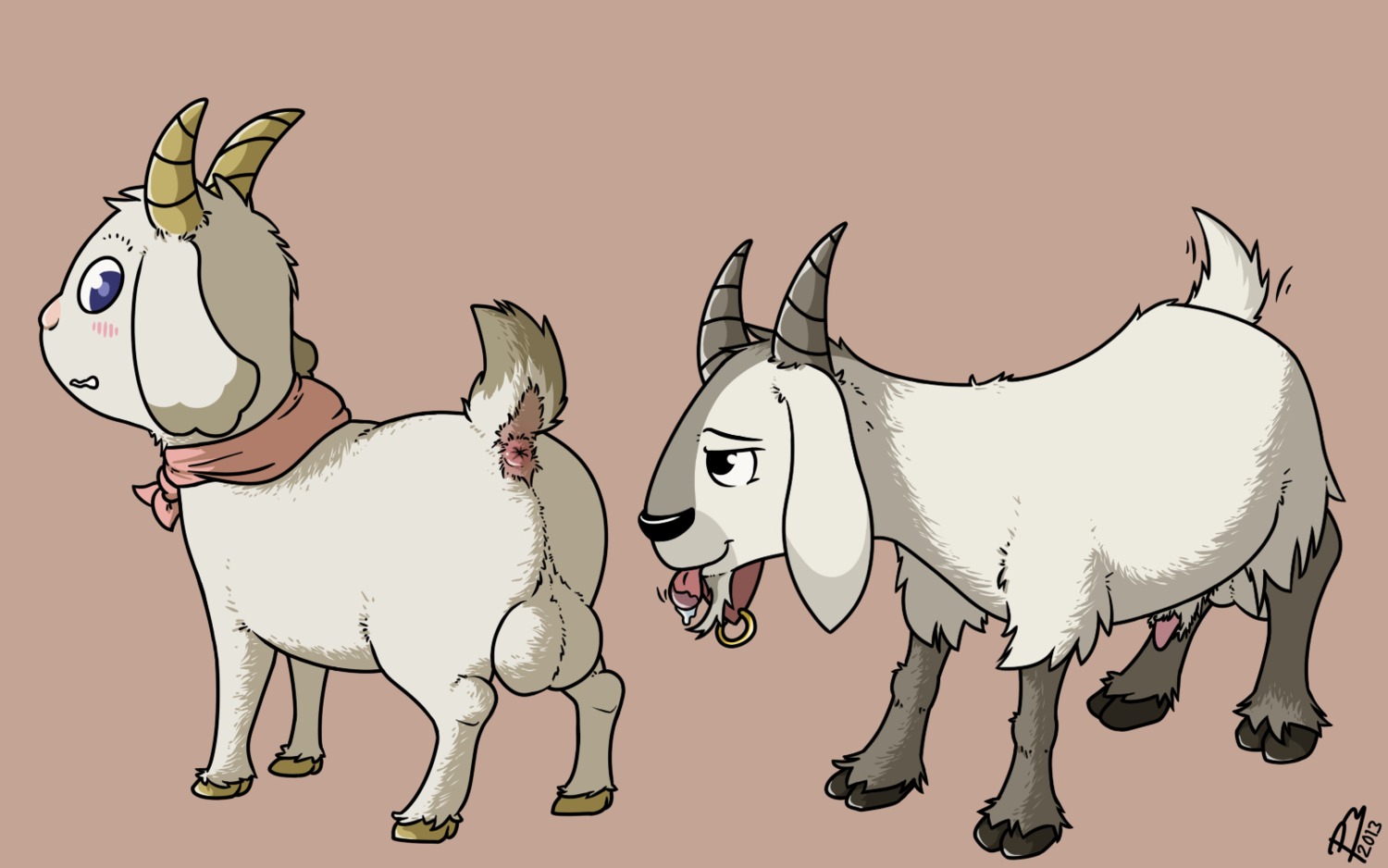 16:10 2013 animal_genitalia anus backsack balls big_balls black_eyes blue_eyes bodily_fluids bovid butt caprine disney djali domestic_goat duo e621 feral genitals goat hi_res hooves horn looking_back male male/male mammal mei_(one_stormy_night) one_stormy_night p3ntavus penis penis_tip presenting raised_tail saliva scarf scut_tail sheath short_tail tail tail_anus the_hunchback_of_notre_dame_(1996) tongue widescreen