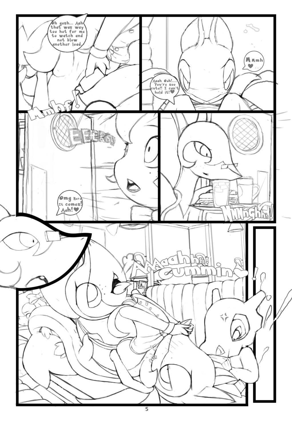 absurd_res beverage blush blush_lines bone bone_mask book caught_in_the_act comic conditional_dnp cross-popping_vein cubone dialogue e621 english_text fellatio female food freckled_face freckles generation_1_pokemon generation_5_pokemon genitals group hi_res male male/female mask monochrome nintendo oral penile penis pokemon pokemon_(species) reptile scalie serperior sex skull skull_mask snivy text tricksta vein