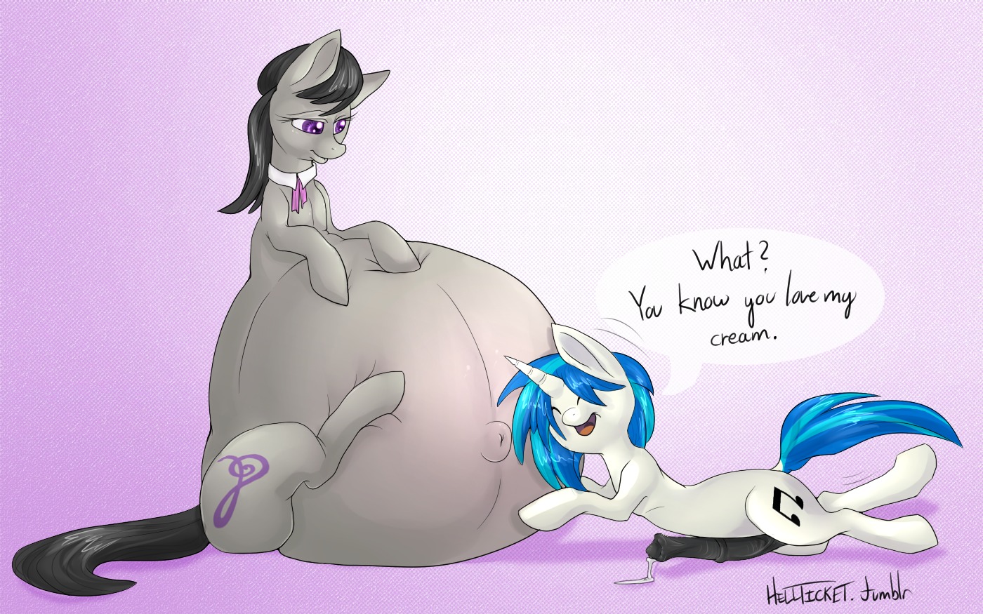 16:10 2013 animal_genitalia animal_penis belly big_belly black_hair blue_hair bodily_fluids bow_(feature) bow_tie cum cum_inflation cum_inside cutie_mark duo e621 earth_pony equid equine equine_genitalia equine_penis erection excessive_cum excessive_genital_fluids female feral friendship_is_magic fur genital_fluids genitals grey_body grey_fur gynomorph hair hasbro hellticket horn horse huge_belly hyper hyper_belly inflation intersex mammal multicolored_hair my_little_pony mythological_creature mythological_equine mythology navel nude octavia_(mlp) penis pony purple_eyes simple_background tail two_tone_hair unicorn vinyl_scratch_(mlp) white_body white_fur widescreen