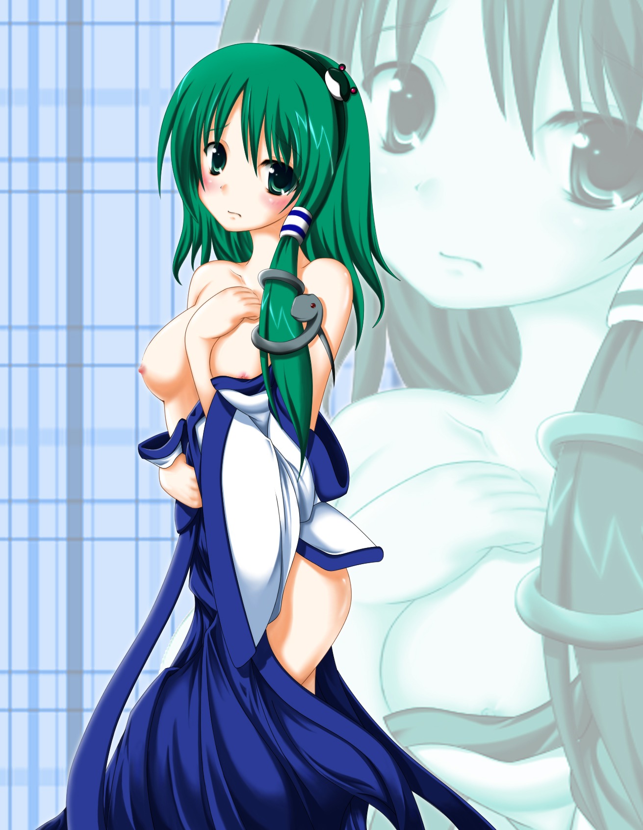 female rule34 sanae_kochiya tagme touhou