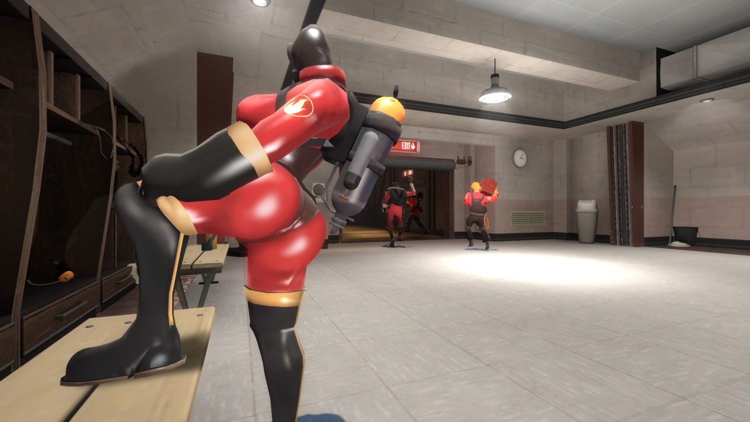 3boys 3d artist_request ctf_2fort demoman_(team_fortress_2) engineer_(team_fortress_2) female fempyro garry's_mod gas_mask human human_female human_male human_only male mask masked masked_female pyro_(team_fortress_2) rule34 soldier_(team_fortress_2) tagme team_fortress_2