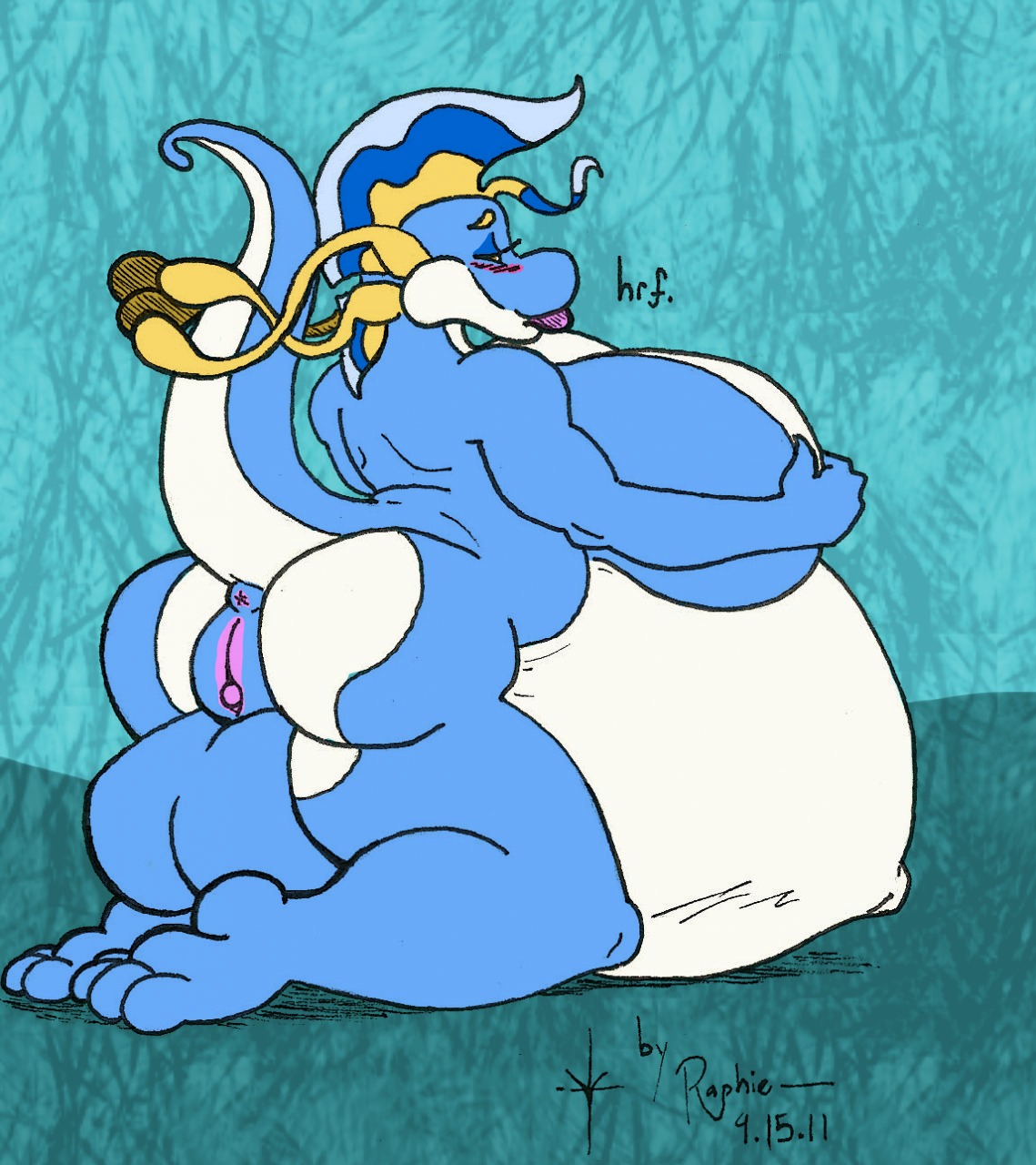 backsack balls belly big_balls big_belly big_breasts blush breast_grab breasts butt clitoris dragon e621 fondling genitals hand_on_breast herm hi_res huge_balls huge_breasts hyper hyper_balls hyper_breasts hyper_genitalia inflation intersex mythological_creature mythological_scalie mythology non-mammal_breasts obese obese_herm obese_intersex overweight overweight_herm overweight_intersex pregnant pregnant_intersex raphiel rykela scalie self_fondle solo tail vulva