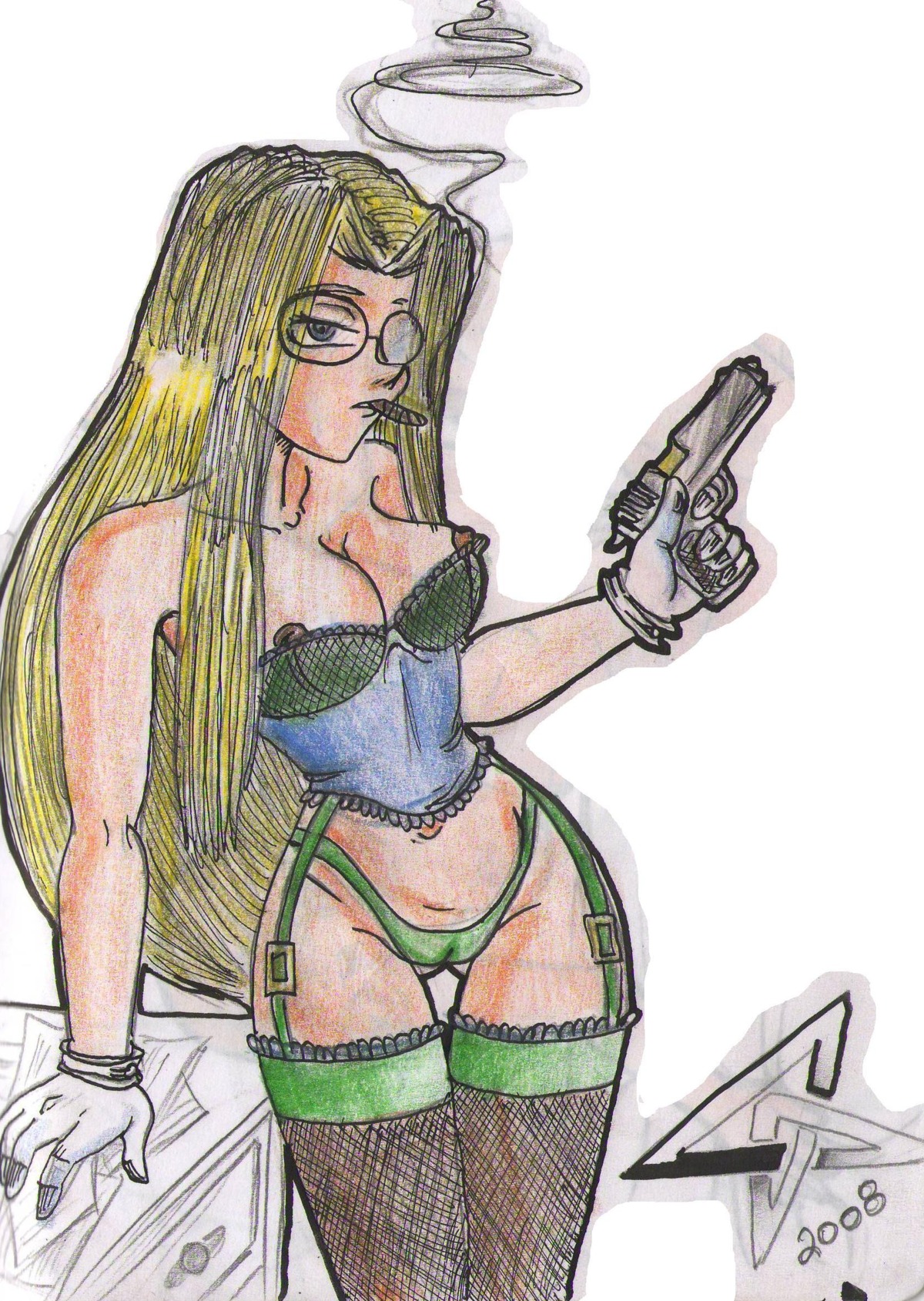 drawn female hellsing integra_hellsing rule34 tagme