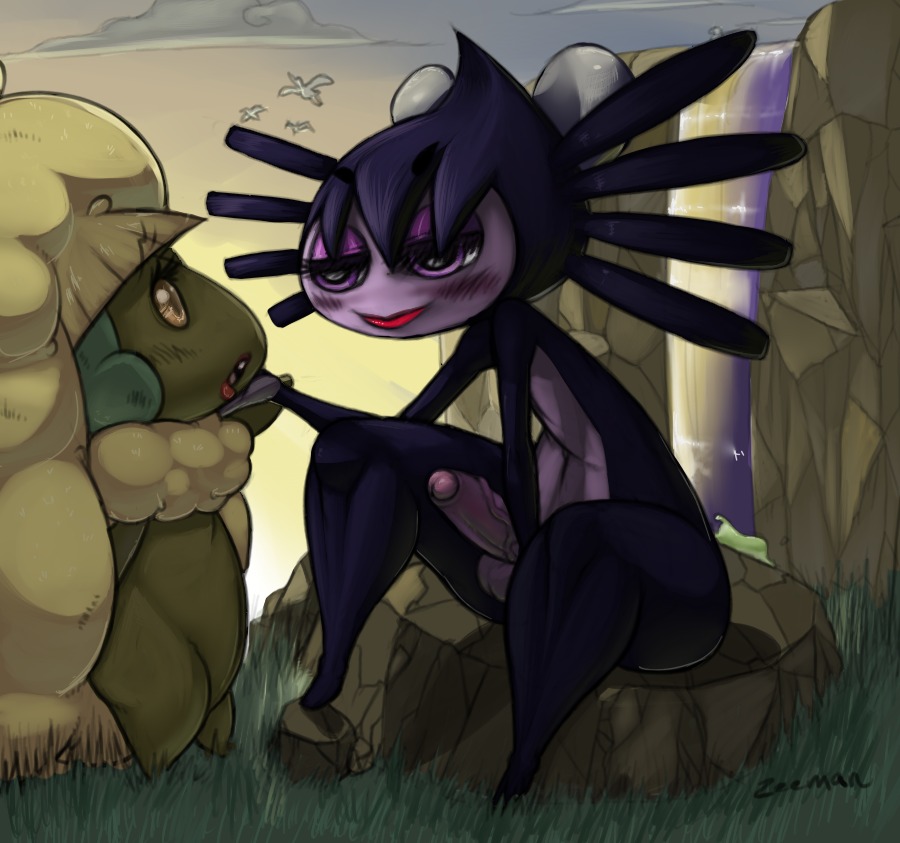 1boy 1girls female gothitelle male male_gothitelle male_pokemon nintendo pdxyz pok&eacute;mon_(species) pokemon pokemon_(species) pokemon_bw rule34 shiny_gothitelle shiny_pokemon whimsicott zeeman