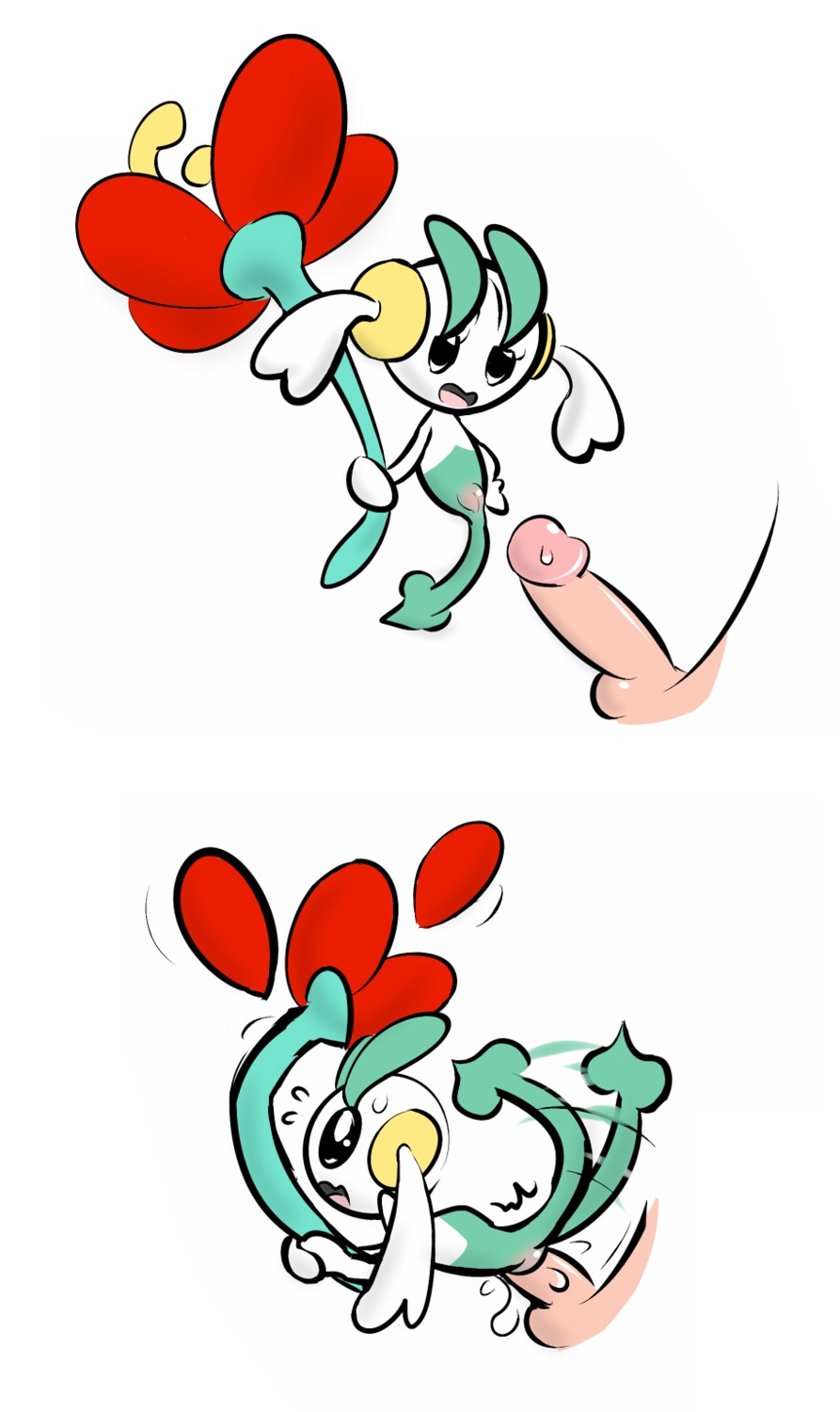 disembodied_penis dominant duo e621 erection female female_focus female_penetrated floette flower generation_6_pokemon genitals hi_res human humanoid_genitalia humanoid_penis interspecies larger_dom larger_male male male/female male_penetrating male_penetrating_female mammal mark_m nintendo nude penetration penile penile_penetration penis penis_in_vagina plant pokemon pokemon_(species) pokephilia red_flower_floette sex simple_background size_difference smaller_female smaller_penetrated solo_focus vaginal vaginal_penetration vulva white_background