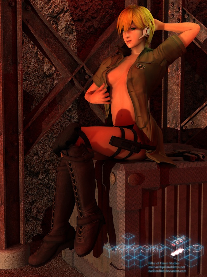 1girls 3d breasts darklordiiid female female_only garry's_mod human metroid nintendo pinup rule34 samus_aran sideboob solo tagme