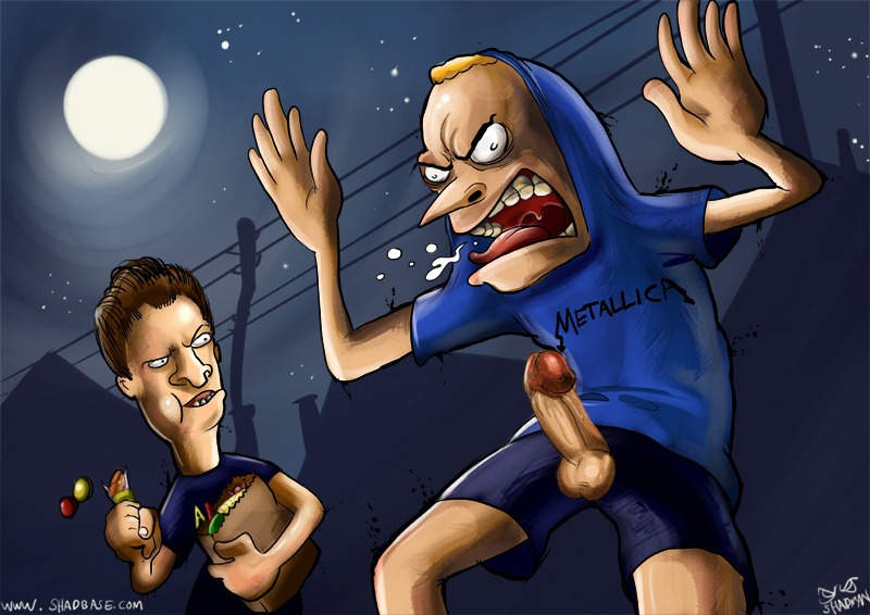 2boys beavis beavis_and_butt-head butt-head clothing male male_only rule34 shadman tagme