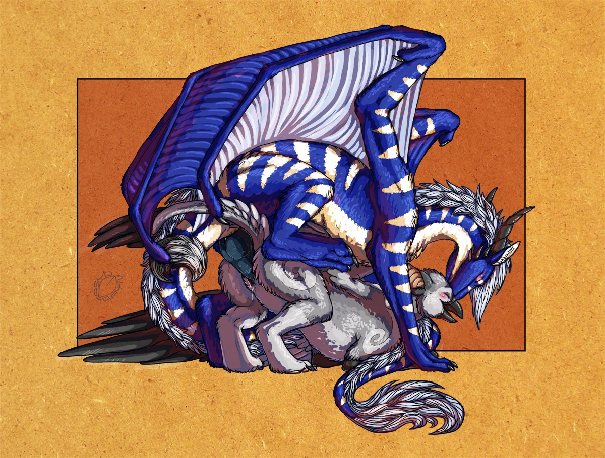 acidapluvia avian beak blue_penis blush bodily_fluids cum dragon duo e621 erection european_mythology feathered_wings feathers female female_penetrated feral feral_on_feral feral_penetrated feral_penetrating feral_penetrating_feral from_behind_position fur furred_dragon furred_scalie genital_fluids genitals gryphon hair happy happy_sex horn interspecies kalemendrax_(kalemendrax) knot looking_pleasured male male/female male_penetrating male_penetrating_female membrane_(anatomy) membranous_wings mounting mythological_avian mythological_creature mythological_scalie mythology penetration penile penile_penetration penis penis_in_vagina reptile scalie sex step_position tail vaginal vaginal_penetration vulva western_dragon white_hair wings
