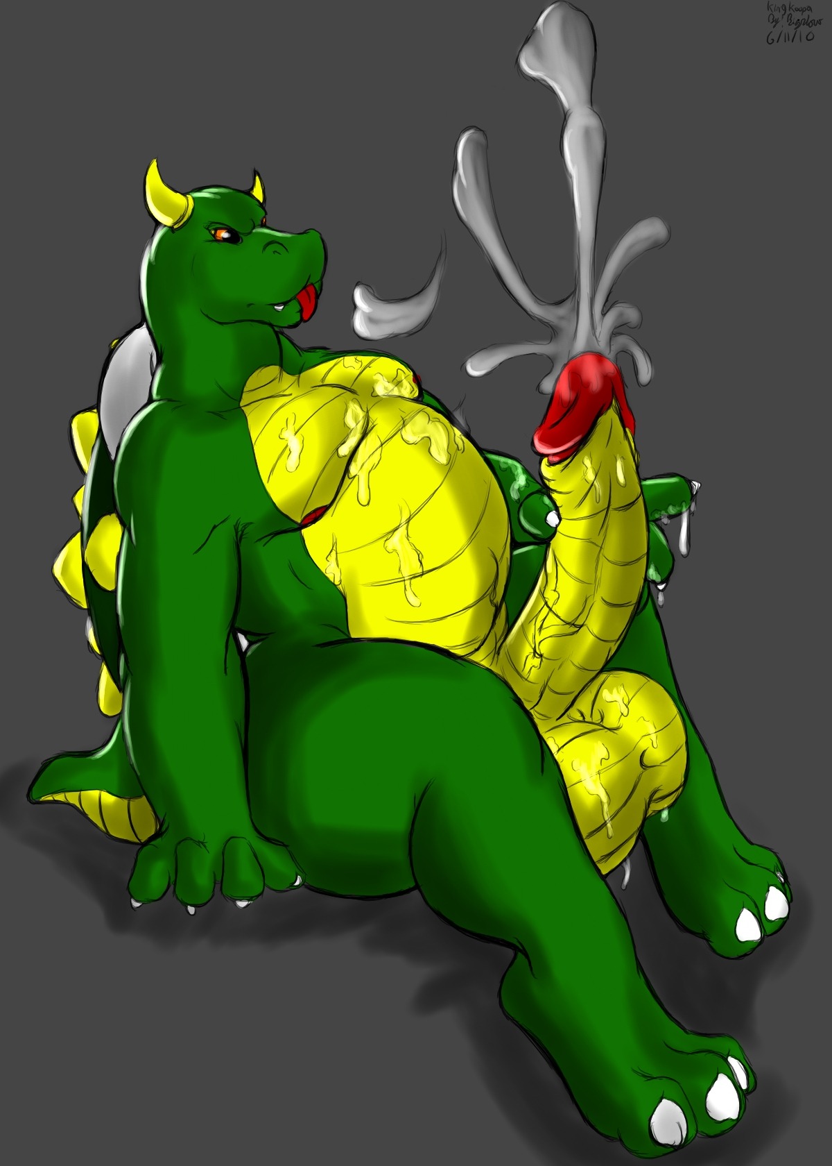 bigshow bowser king_koopa male male_only mario_(series) nintendo rule34 straight_hair tagme the_super_mario_bros._super_show!