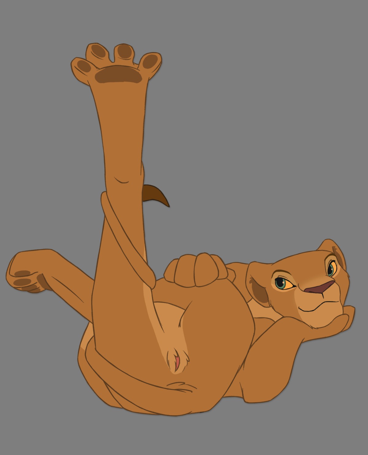 4_toes alpha_channel anatomically_correct anatomically_correct_genitalia anatomically_correct_vulva animal_genitalia animal_vulva butt digitigrade disney e621 feet felid feline_genitalia feline_vulva female feral foot_focus genitals hi_res hindpaw lion lying mammal nala_(the_lion_king) nude on_back on_model pantherine pawpads paws raised_leg simple_background soles solo tail the_giant_hamster the_lion_king toes toony transparent_background vulva