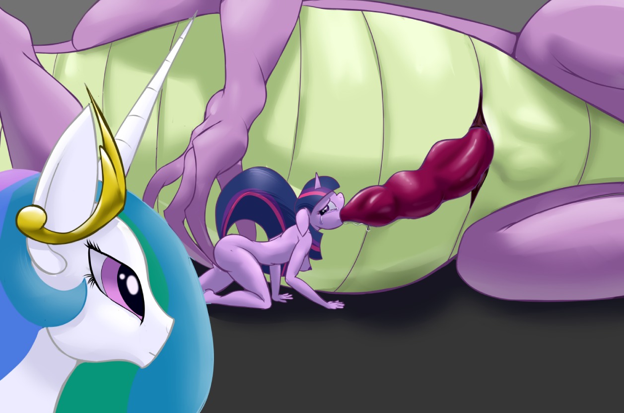 2013 all_fours anthro anthrofied being_watched bodily_fluids breasts crown dragon e621 equid equine erection extreme_size_difference fellatio female fingering friendship_is_magic fur genitals group hair hasbro headgear horn interspecies larger_male looking_at_another lying male male/female mammal multicolored_hair my_little_pony mythological_creature mythological_equine mythological_scalie mythology nipples on_side oral oral_penetration penetration penile penis princess princess_celestia_(mlp) pseudo_incest_(lore) purple_body purple_eyes purple_fur purple_hair ragingsemi royalty scales scalie sex size_difference smaller_female spike_(mlp) tail tears twilight_sparkle_(mlp) two_tone_hair unicorn ventral_scales