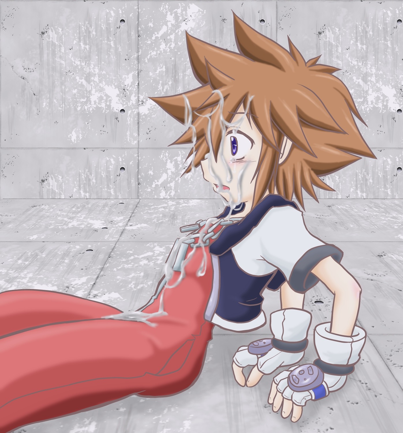 disney kingdom_hearts male male_only rule34 solo solo_male sora sora_(kingdom_hearts) square_enix tagme